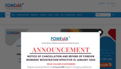result fomema|fomema website.